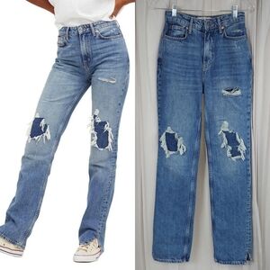 NWOT Free People My Own Lane Distressed Bootcut Jeans Size 25
